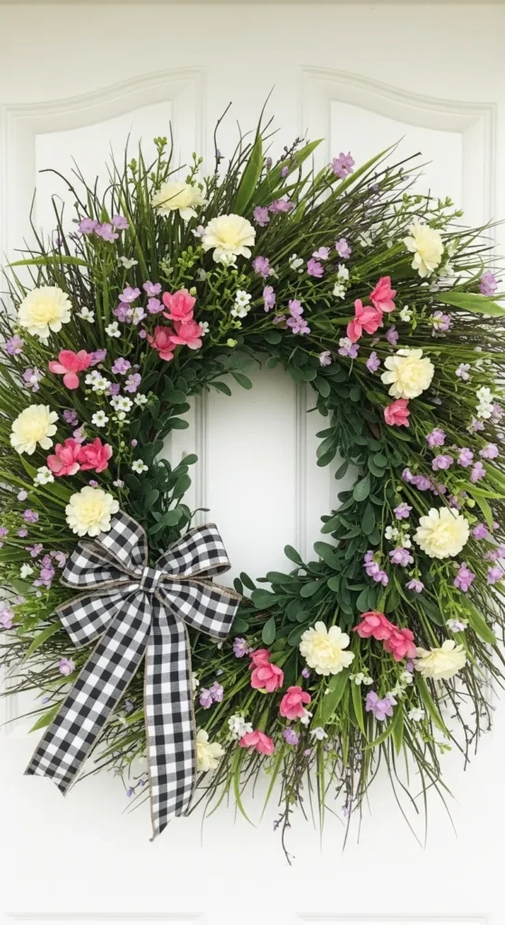 Spring-Inspired Wreath for Your Front Door