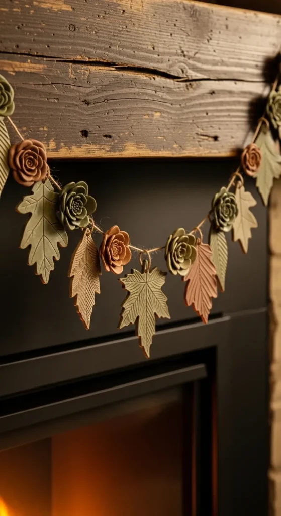 Spring-Themed Clay Garland