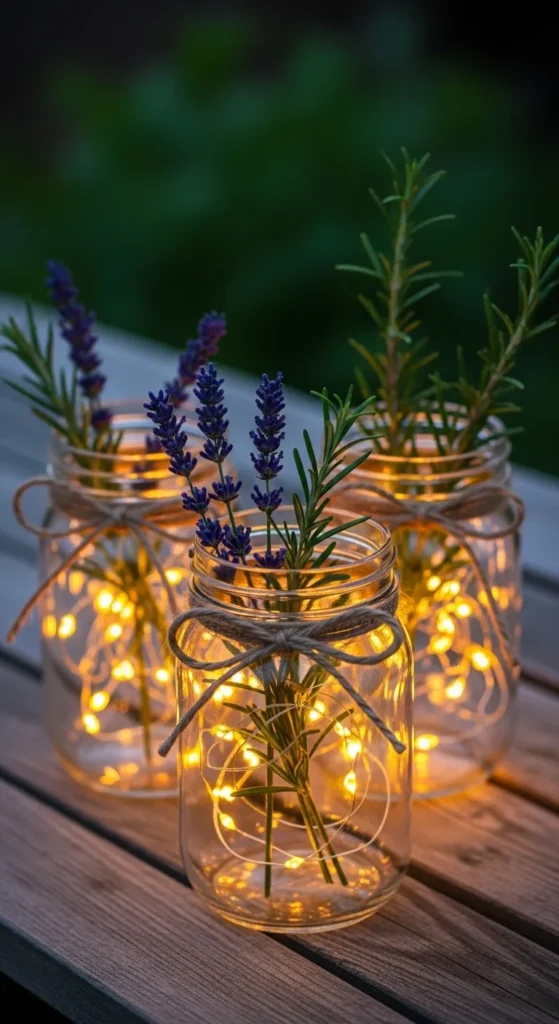 Spring-Themed Mason Jar Lanterns