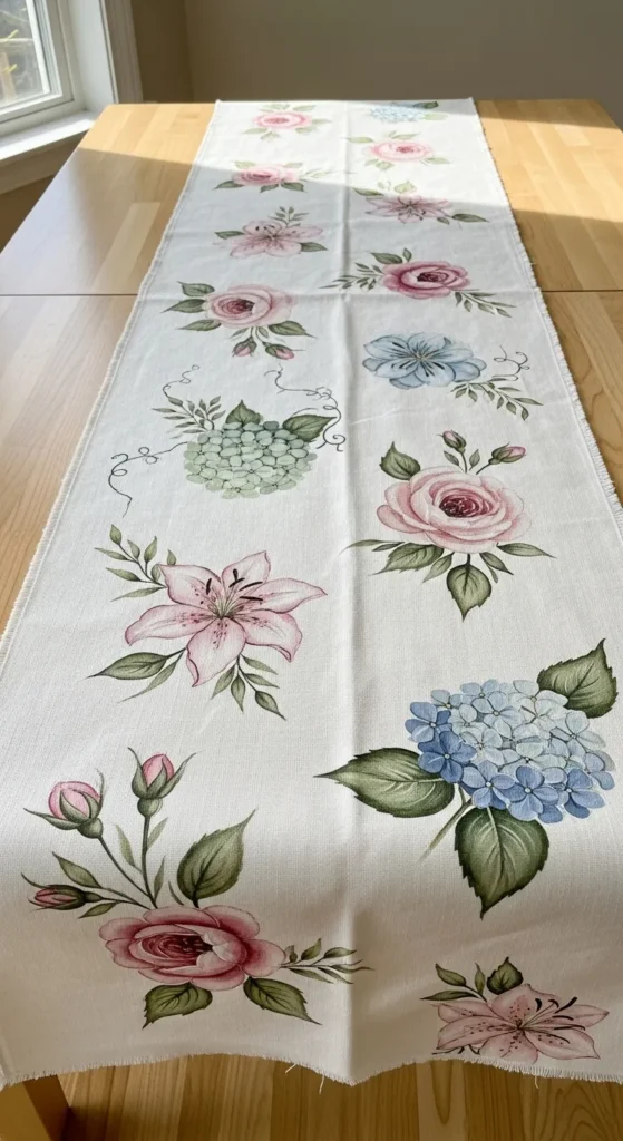  Spring-Themed Table Runner