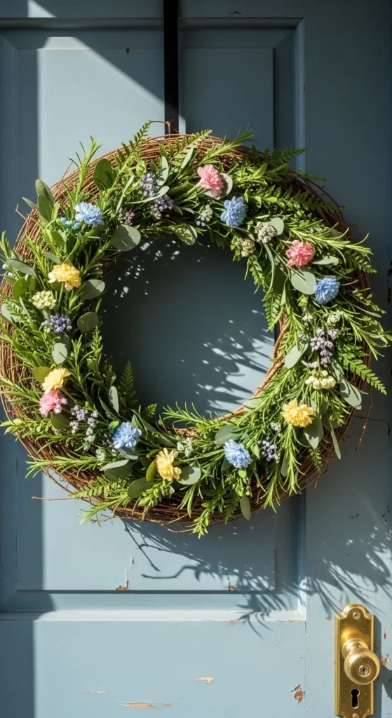Spring Wreaths from Natural Materials