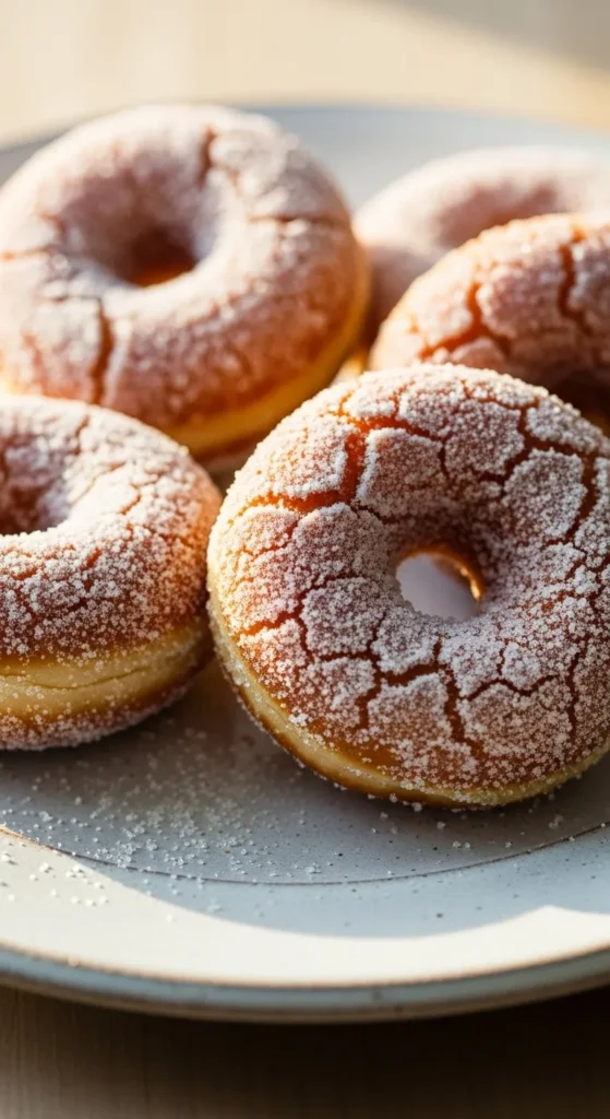 Sugar Crusted Donuts