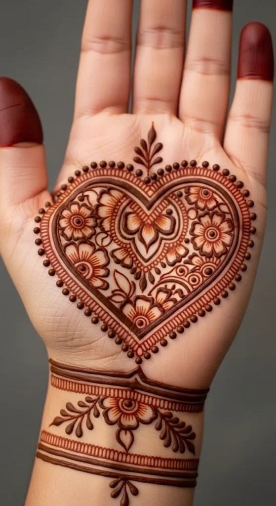 Symmetrical Heart Design