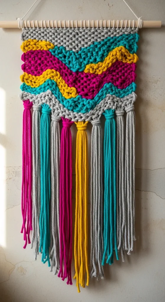 T-shirt Yarn Wall Hanging