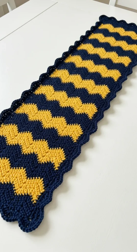 Textured Chevron Scarf