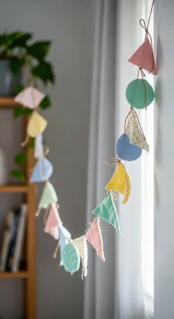 Upcycled Fabric Garlands