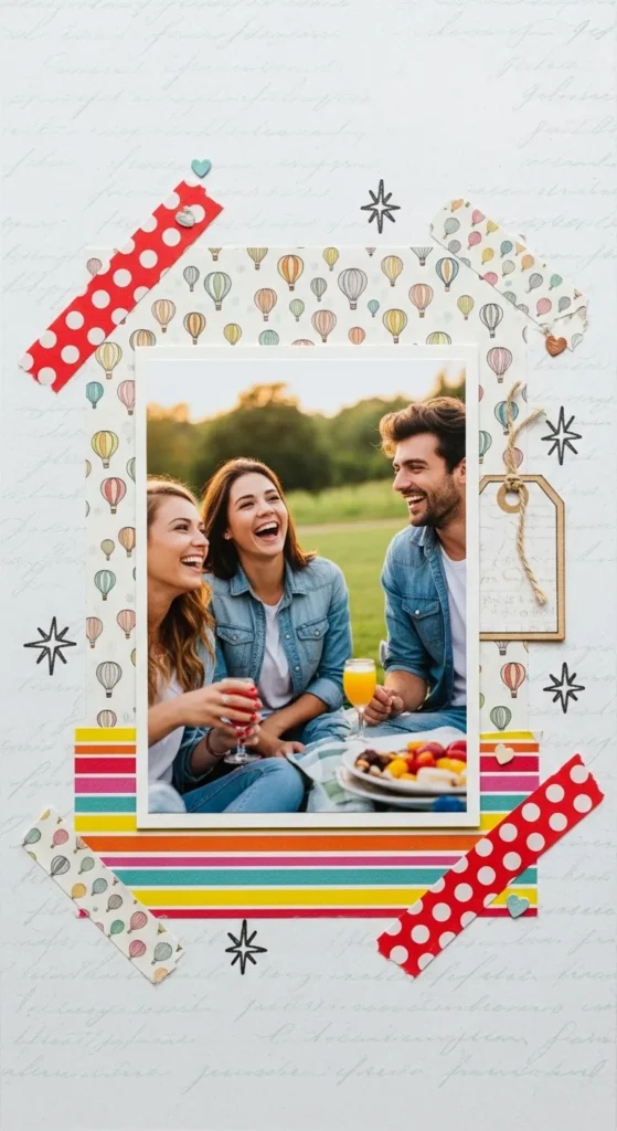 Use Washi Tape for Decorative Borders