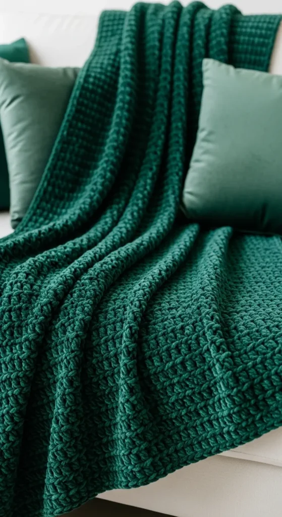 Velvet Crochet Blanket
