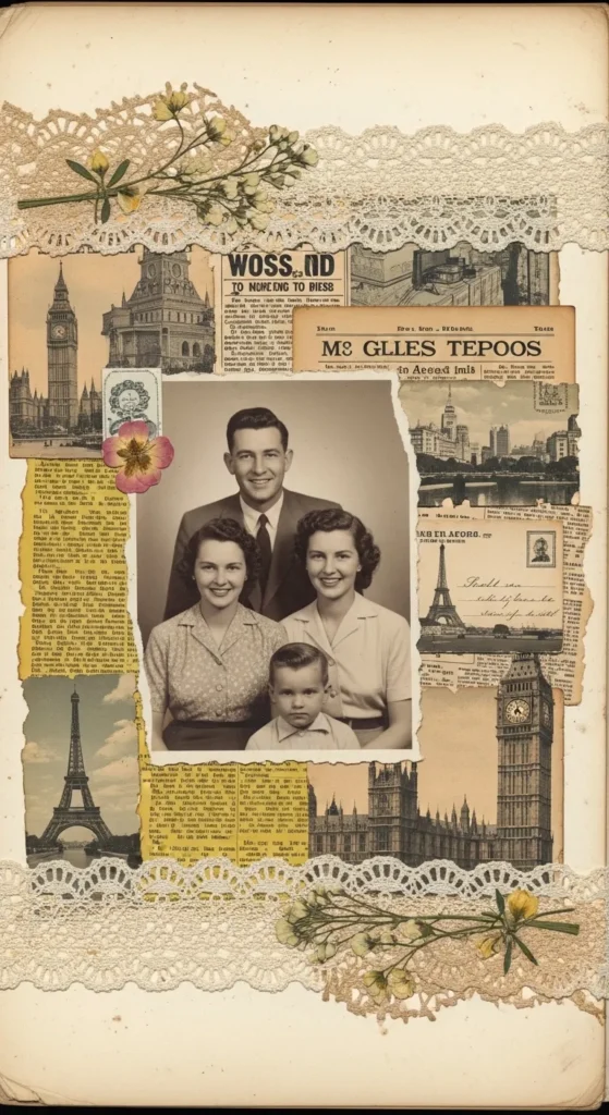 Vintage Collage Style