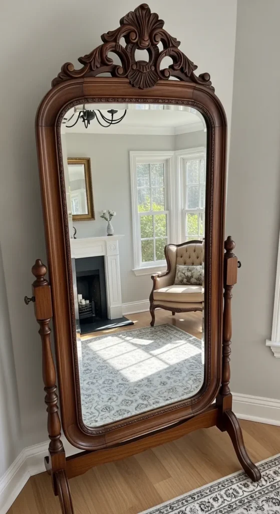 Wooden Frame Mirror
