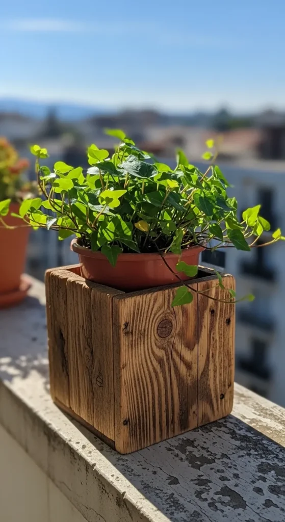 Wooden Plant Pot Holders
