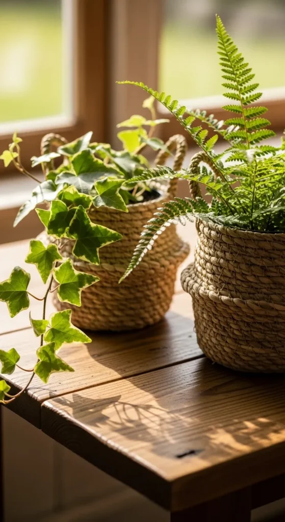 Woven Basket Planters