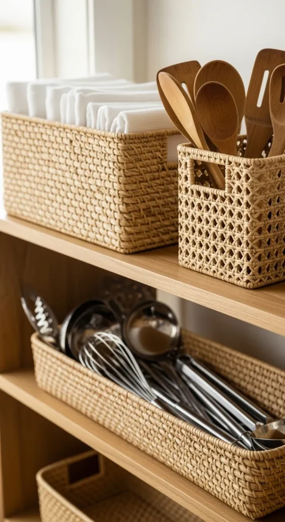 Woven Basket Storage