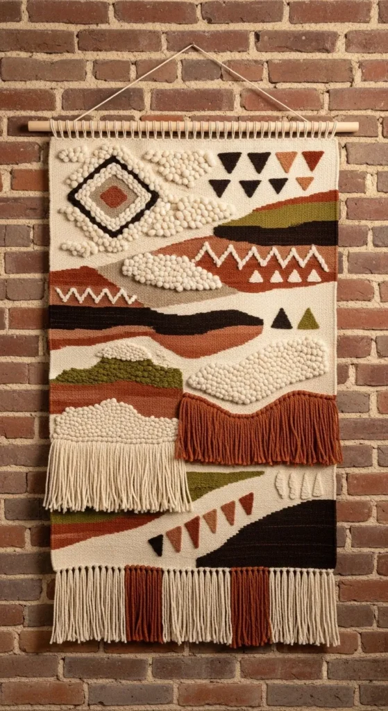 Woven Cloth Wall Hanging