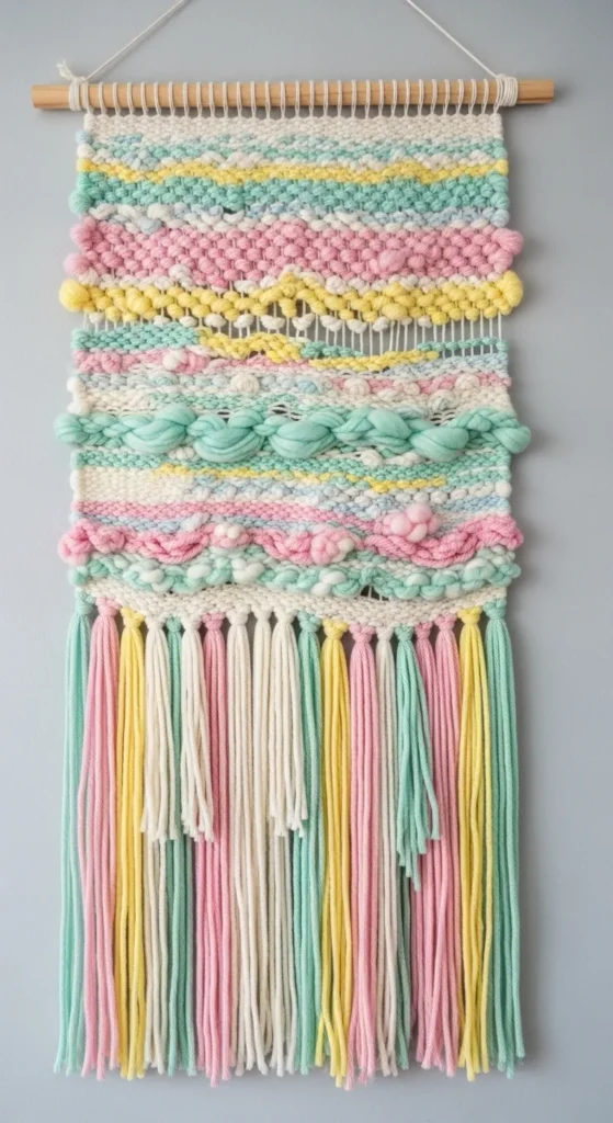 Woven Yarn Wall Hanging