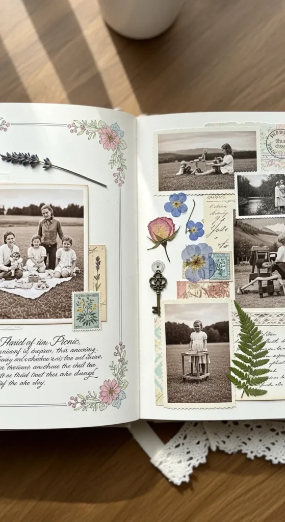 aesthetic scrapbook ideas