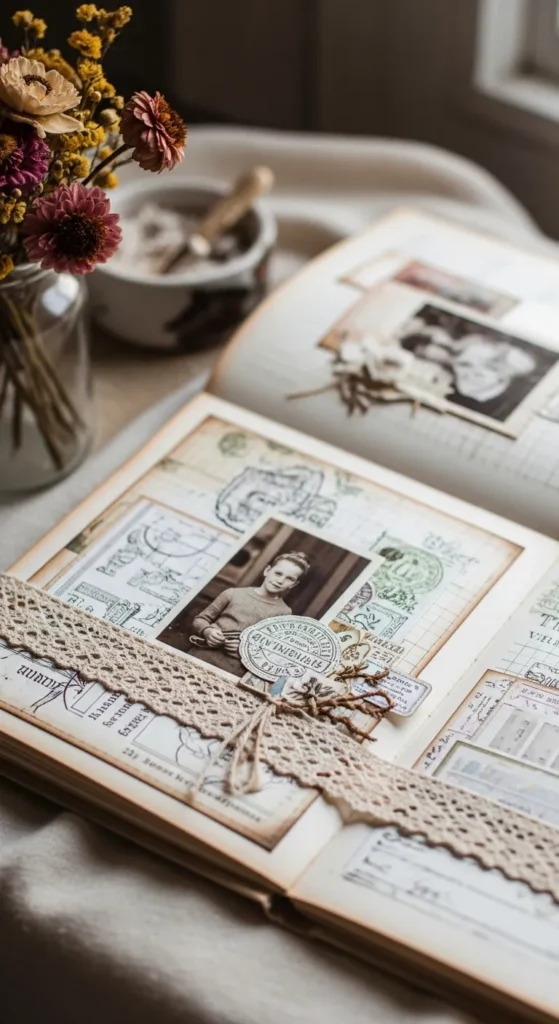 vintage scrapbook ideas