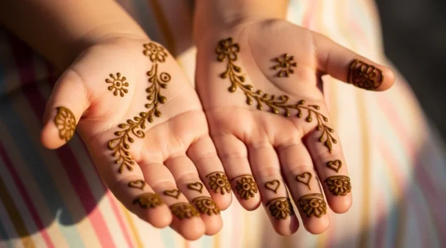 23 Adorable Kids Mehndi Designs That Are Safe and Simple