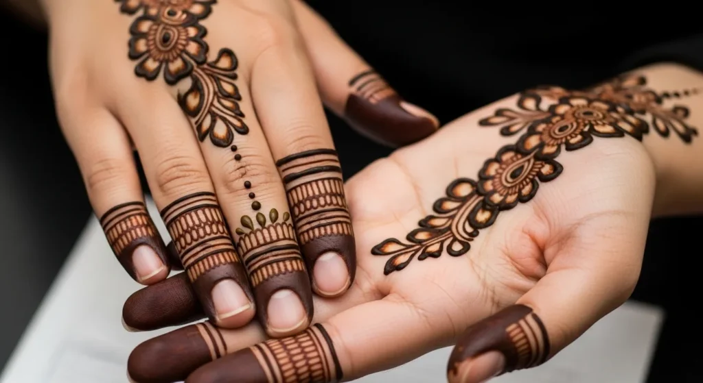 23 Delicate Finger Mehndi Designs That Look So Classy