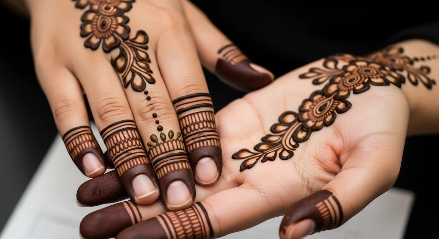 23 Delicate Finger Mehndi Designs That Look So Classy