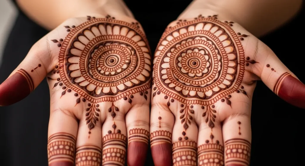 24 Mesmerizing Mandala Mehndi Designs That Look Hypnotic