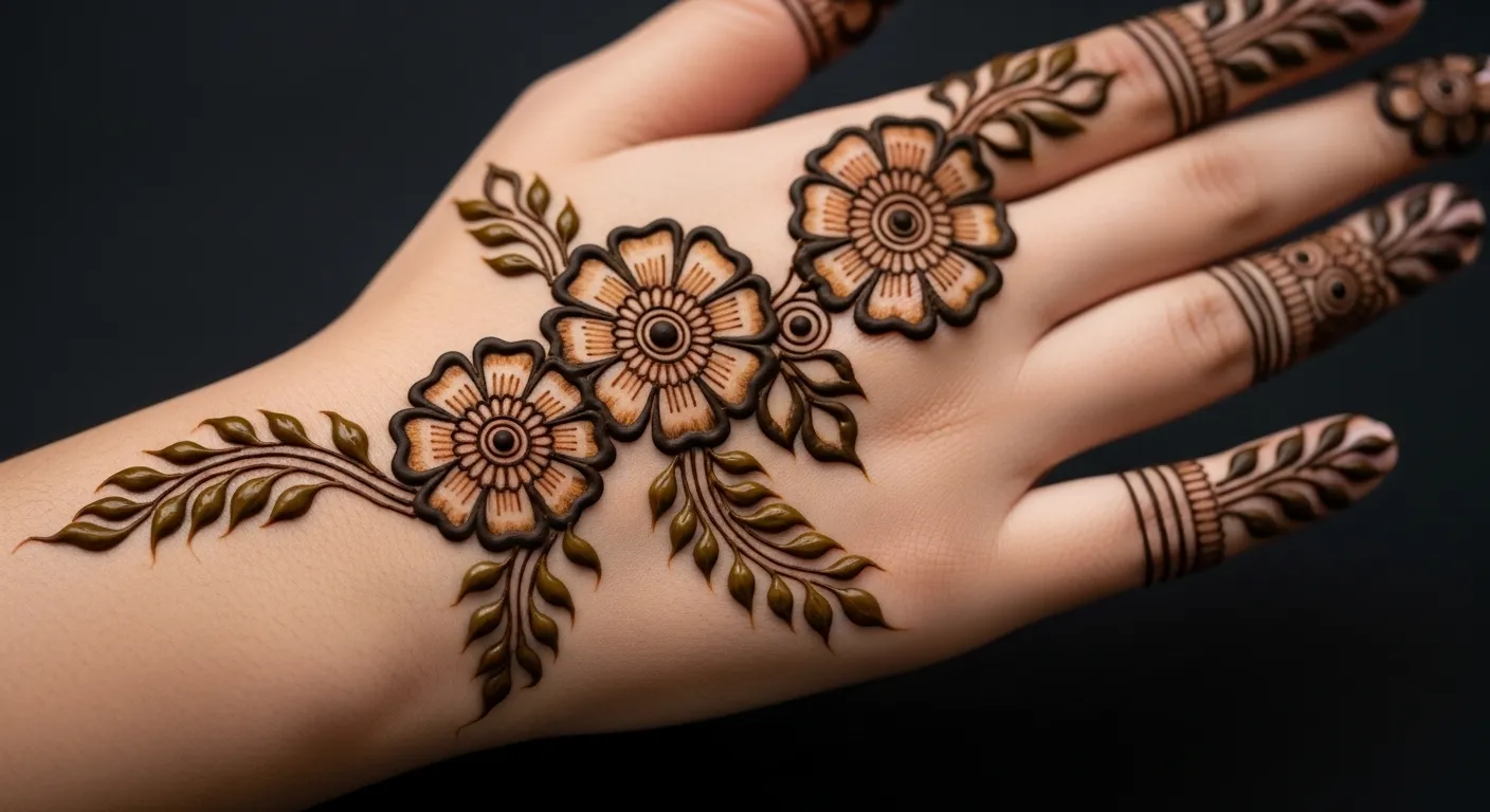 25 Fresh Floral Mehndi Designs That Feel Soft and Feminine