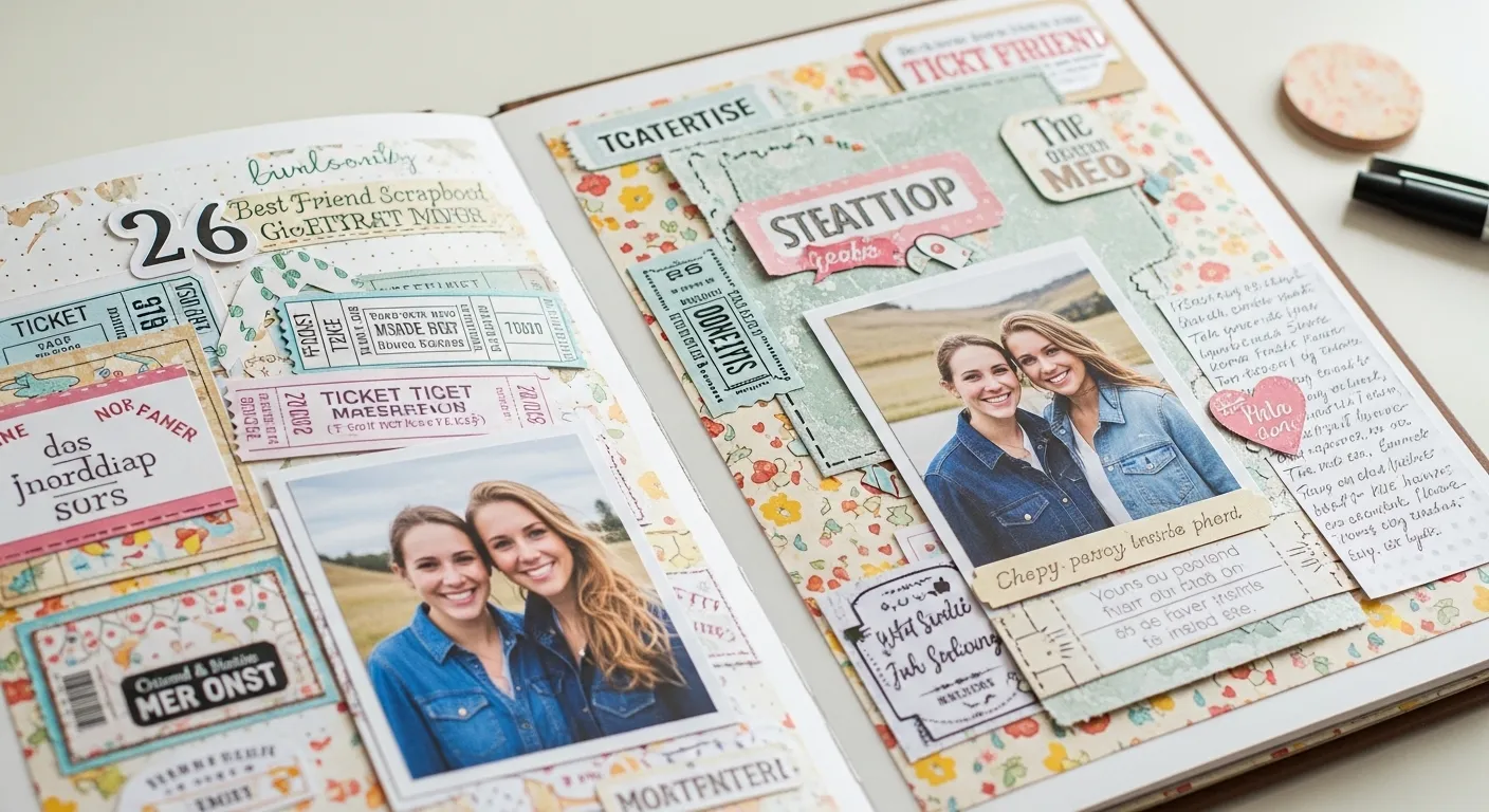 26 Sweet Best Friend Scrapbook Ideas That Celebrate Your Bond