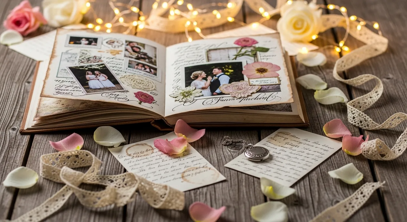 27 Dreamy Wedding Scrapbook Ideas That Feel Magical