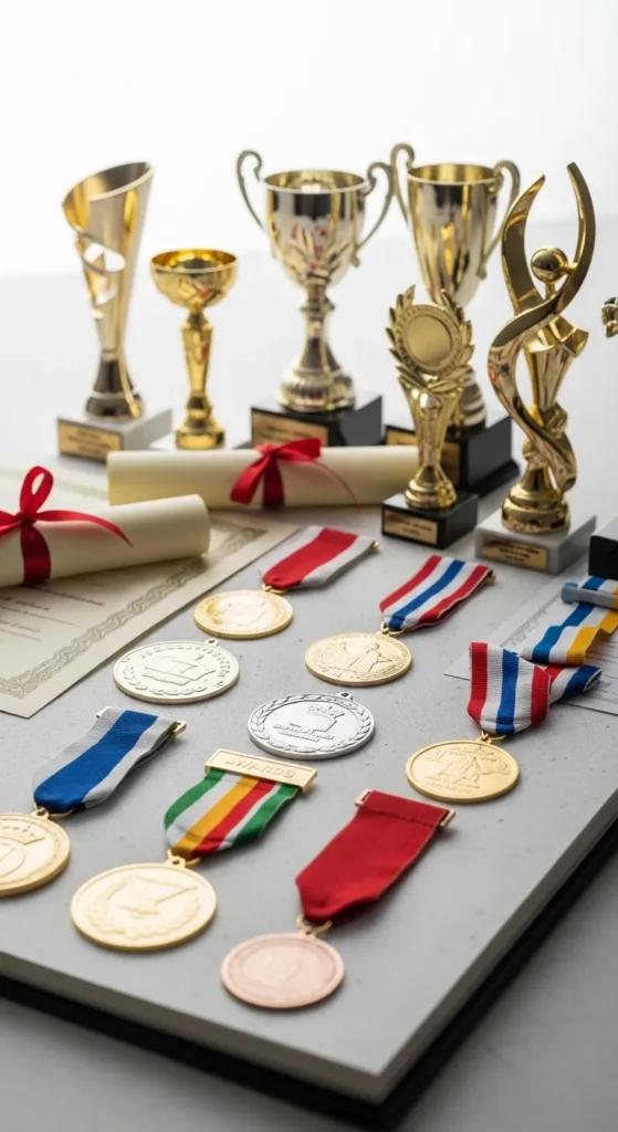  Awards and Achievements Page