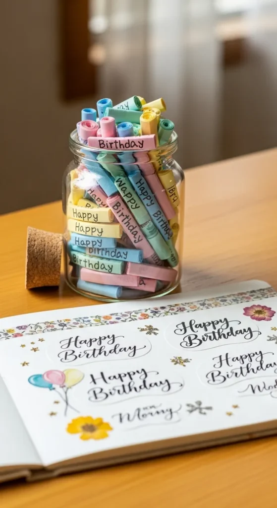 Birthday Wish Jar