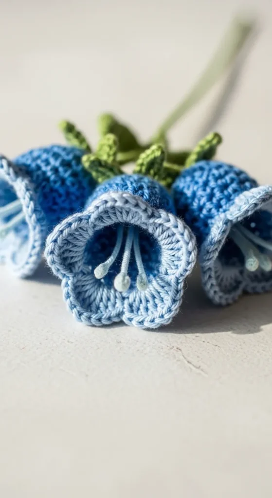  Bluebell Crochet Flower