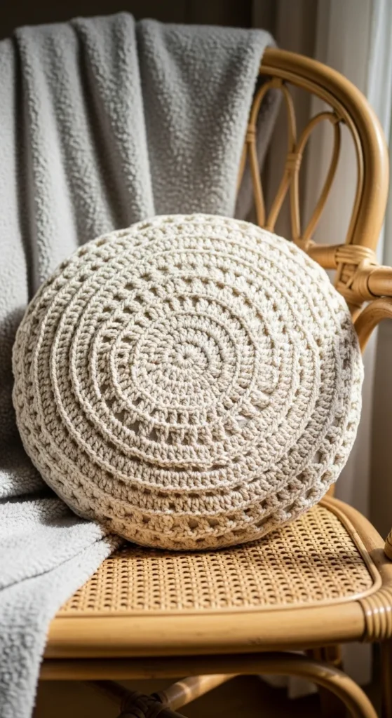 Bohemian Circle Pillow