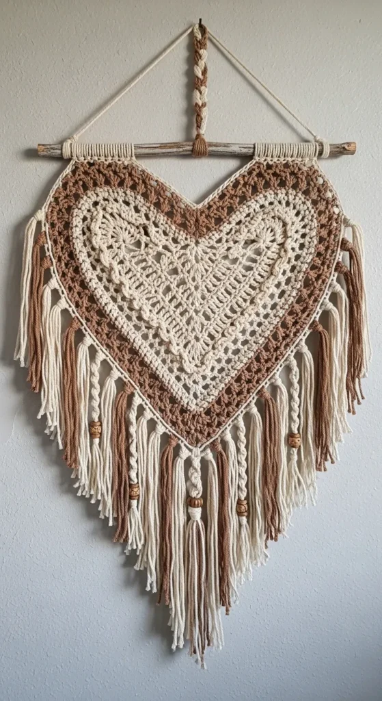 Boho Heart Wall Hanging