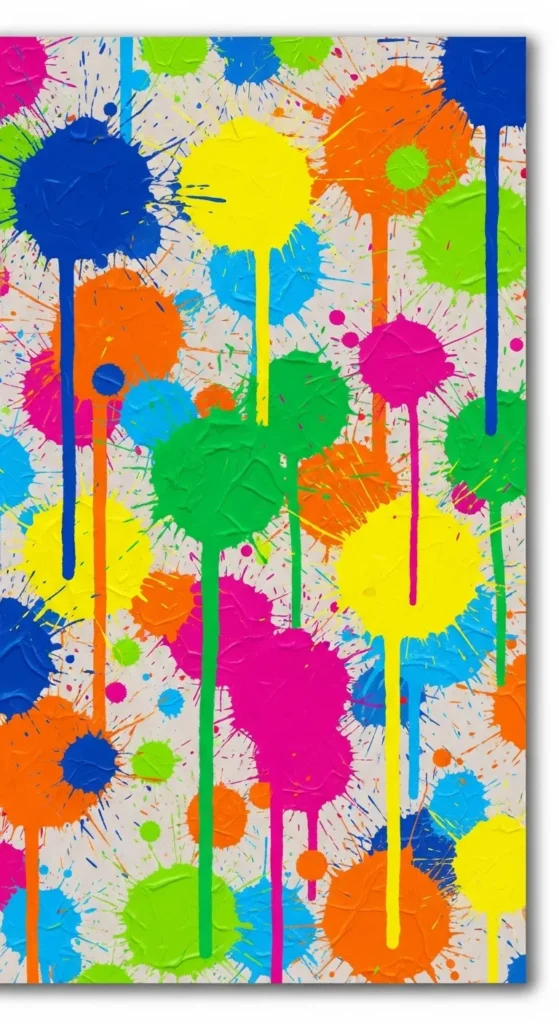 Bold Paint Splatter Cover