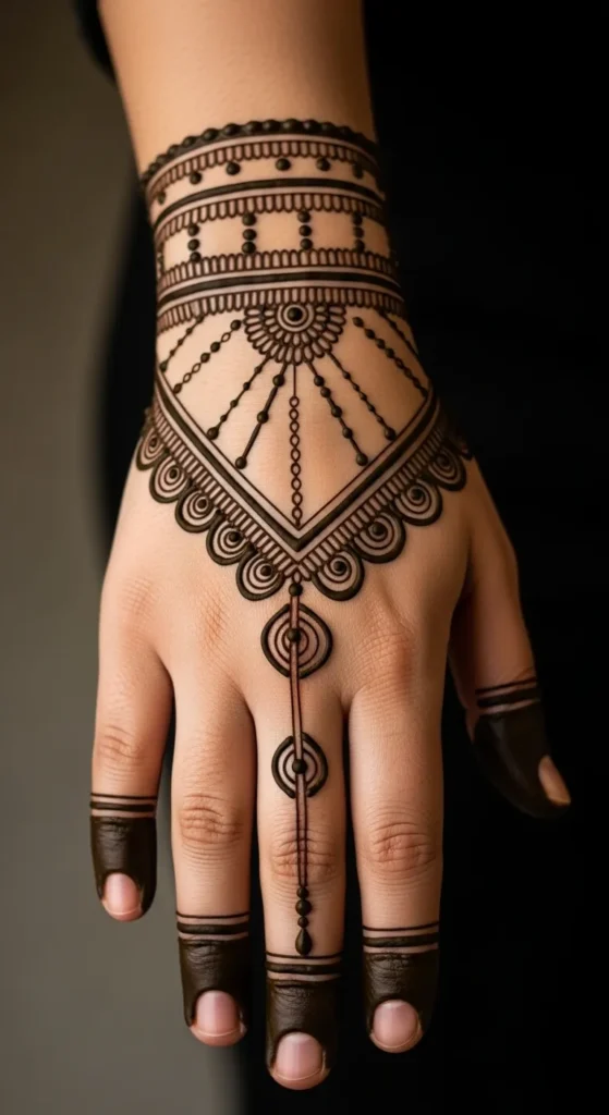 Chain Link Mehndi