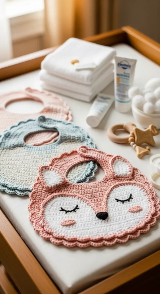 Crochet Baby Bibs