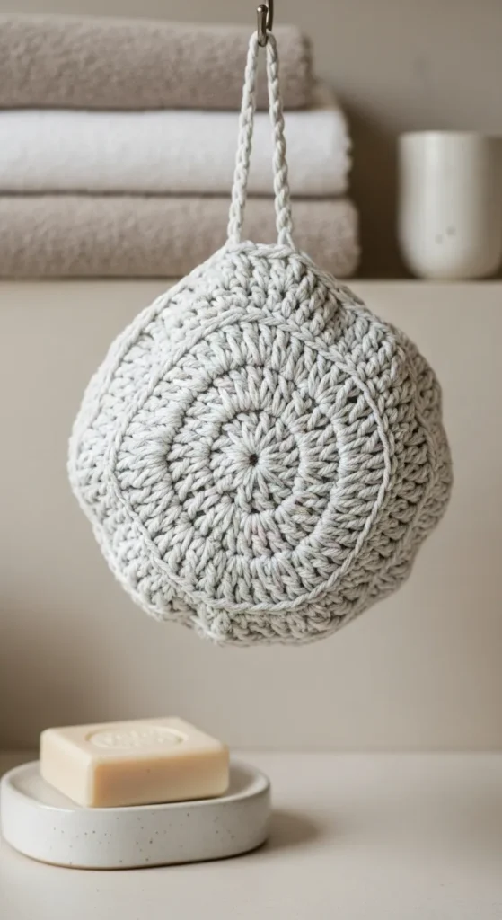 Crochet Bath Pouf