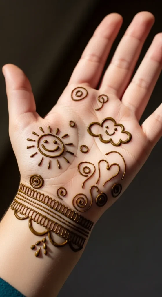 Cute Cartoon-Inspired Pattern