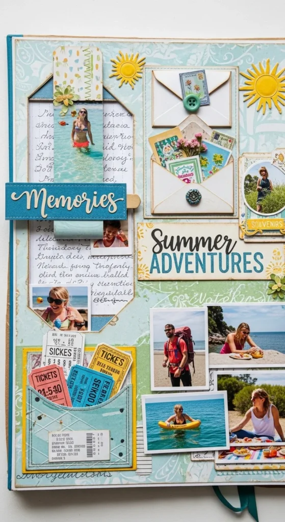DIY Interactive Scrapbook Pages