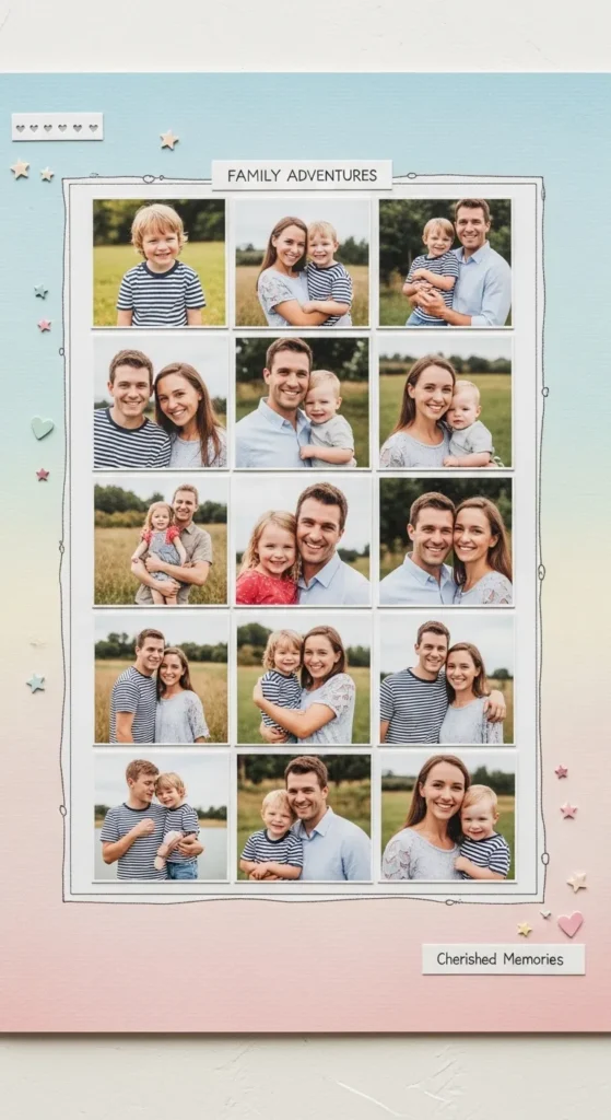 DIY Photo Collage Pages