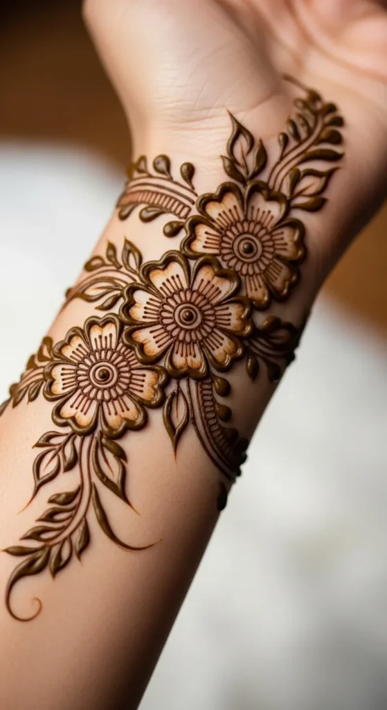 Delicate Floral Wrist Design
