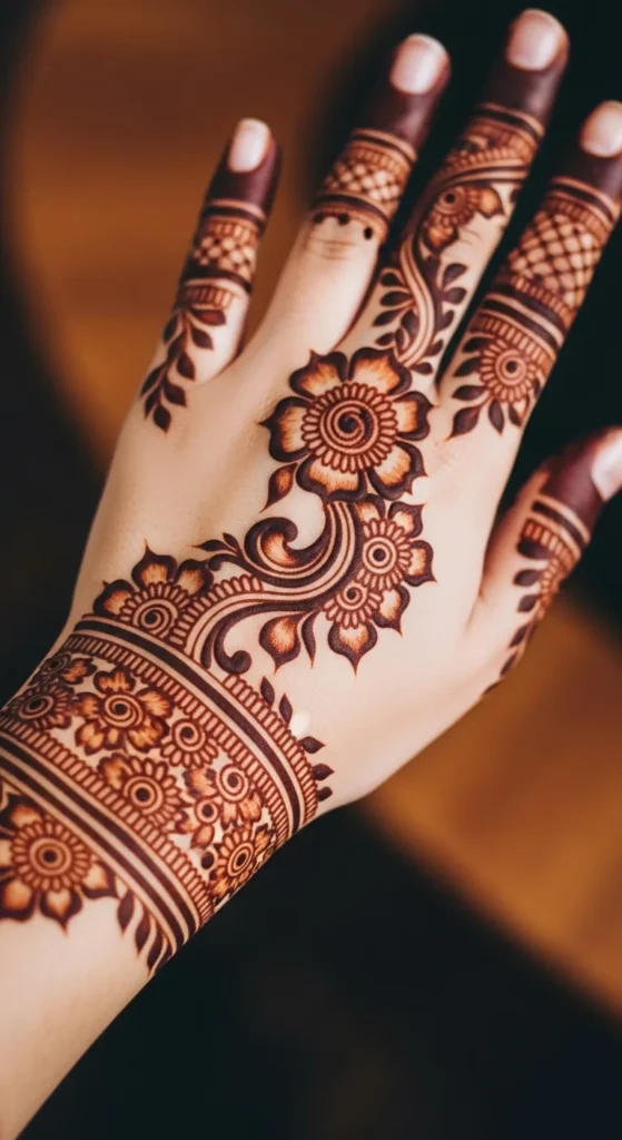 Delicate Foliage on the Back of the Hand