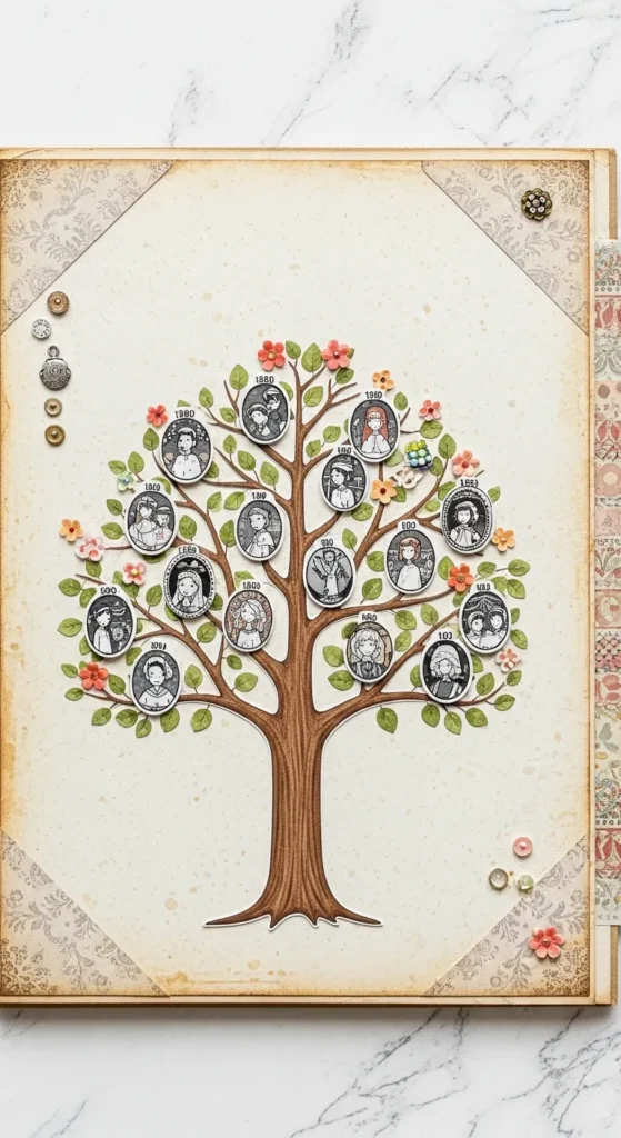 Family Tree with Birthday Roots