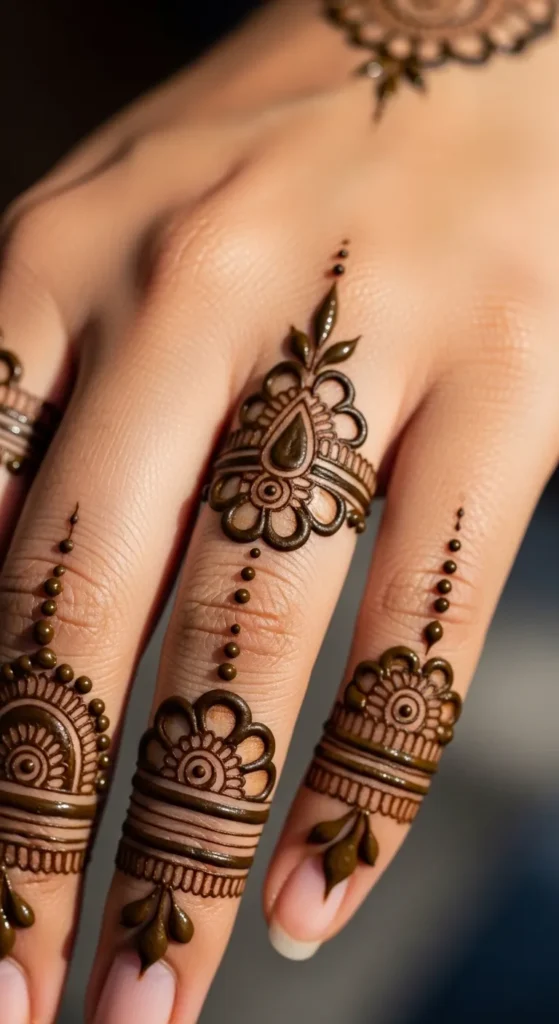 Finger Ring Mehndi