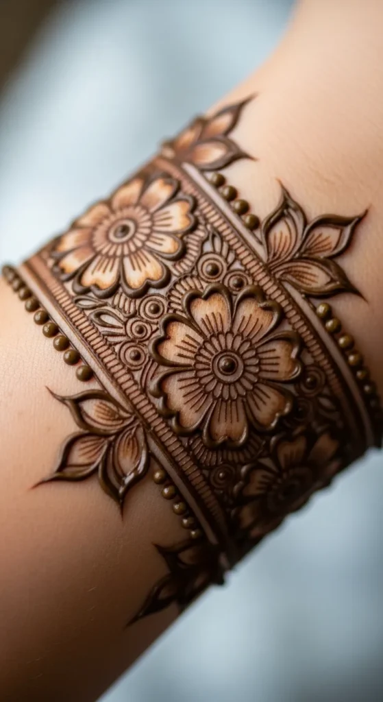Floral Wrist Band