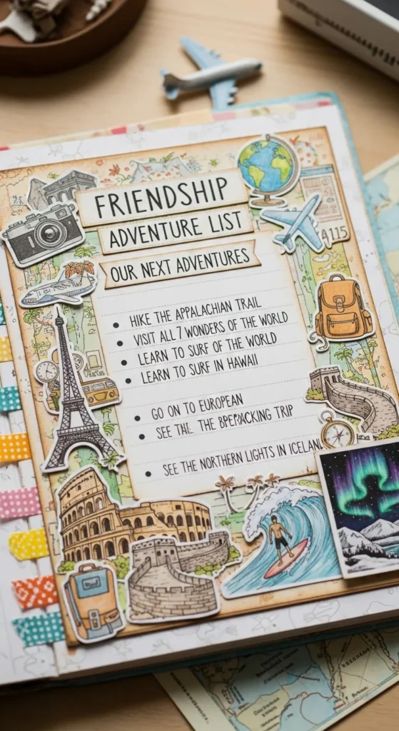 Friendship Adventure List