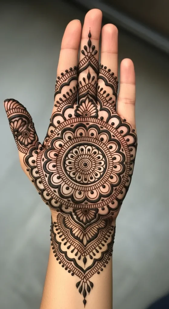 Full Hand Mandala Design