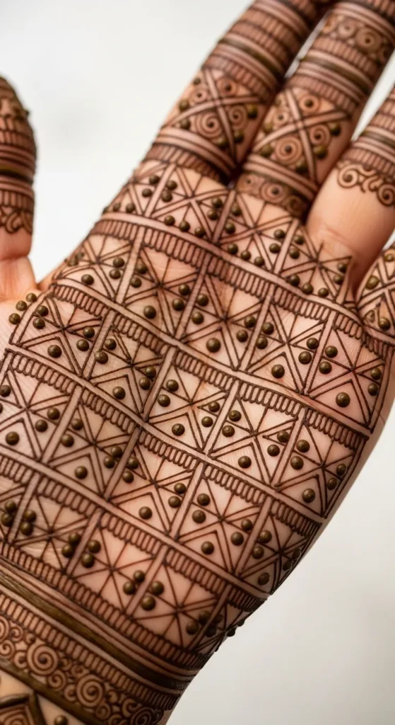 Geometric Grid Pattern