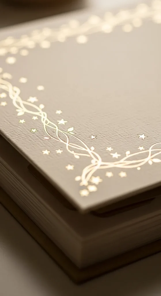  Gold Foil Accent Cover