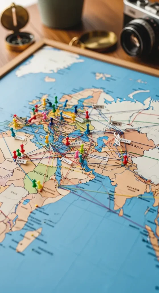 Handmade Travel Maps